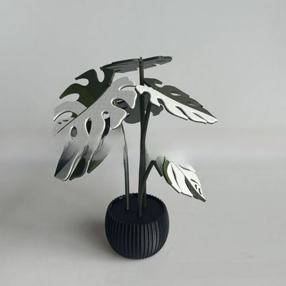 Simulation Monstera Plant Potted