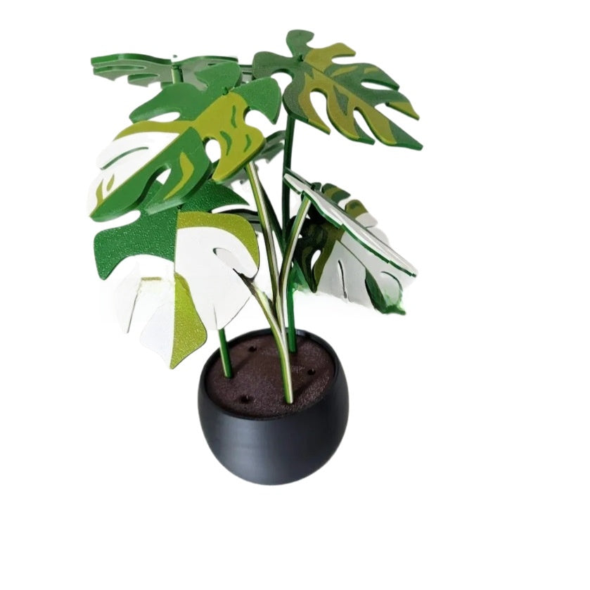 Simulation Monstera Plant Potted