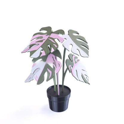Simulation Monstera Plant Potted