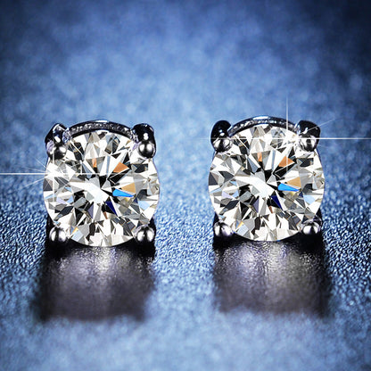 Simulation Mosang Drill Earrings