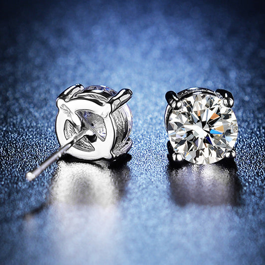 Simulation Mosang Drill Earrings