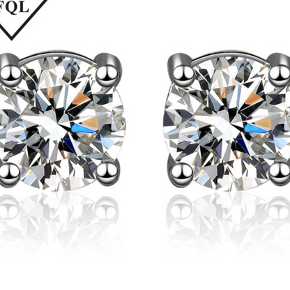 Simulation Mosang Drill Earrings