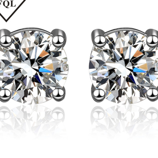 Simulation Mosang Drill Earrings