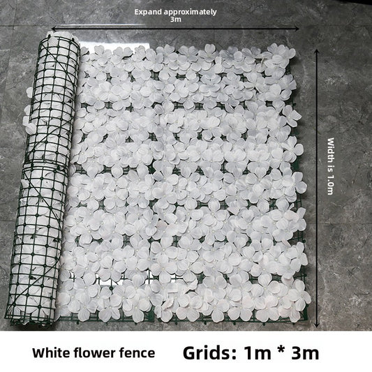Simulation of fence net enclosure barrier