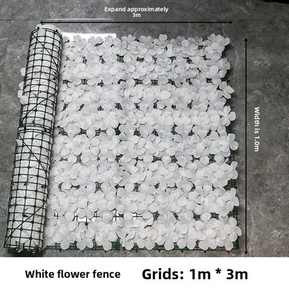 Simulation of fence net enclosure barrier