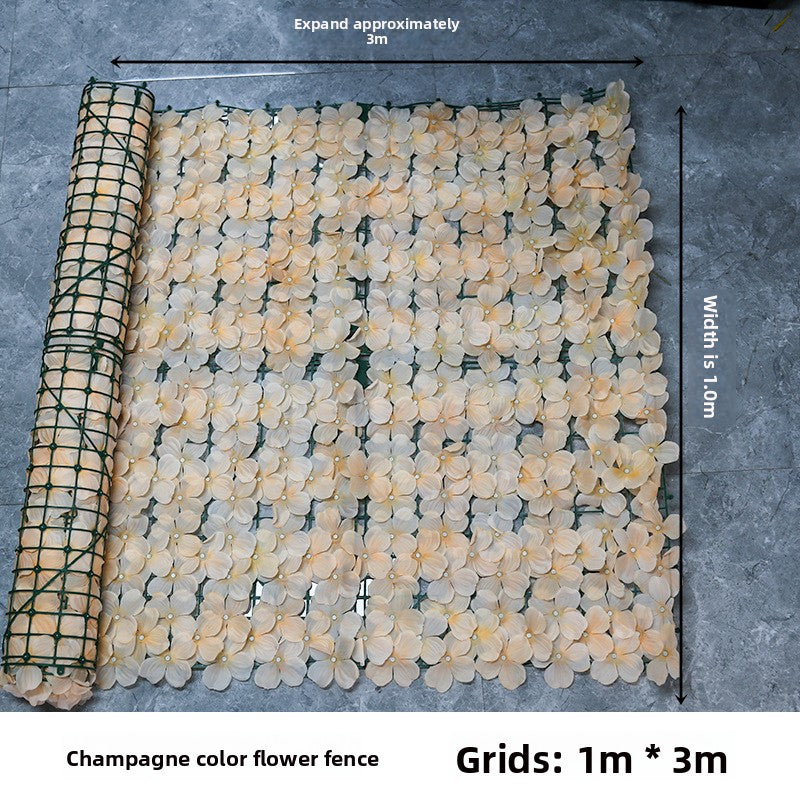 Simulation of fence net enclosure barrier