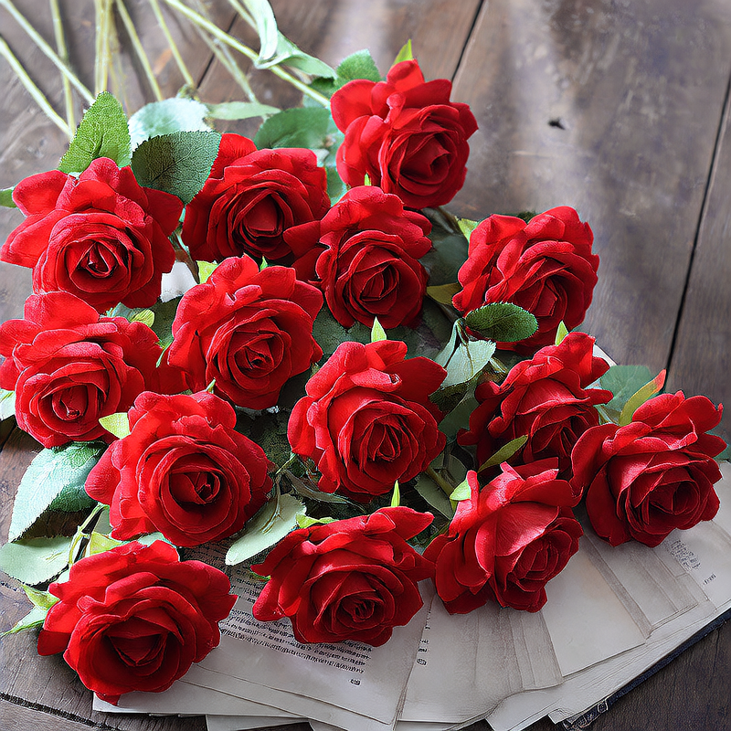 Simulation of flannel roses