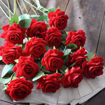 Simulation of flannel roses