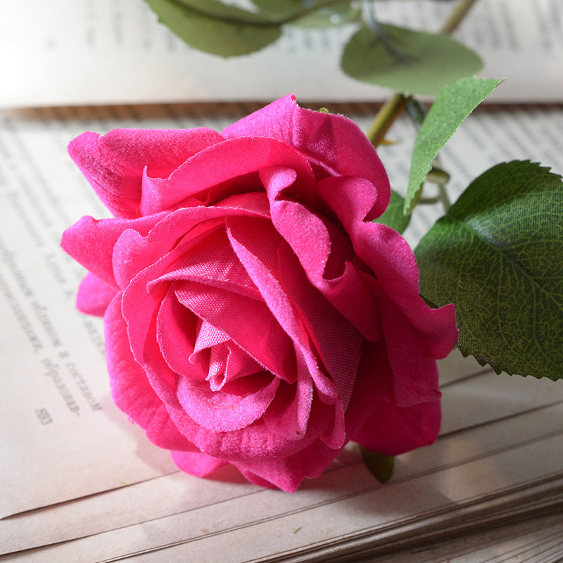 Simulation of flannel roses