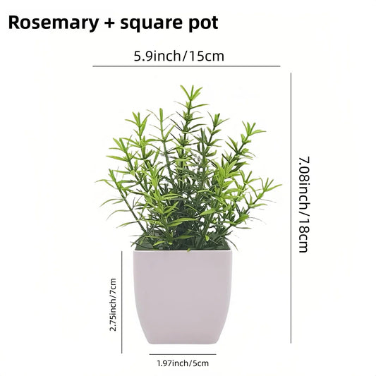 Simulation of small potted plants