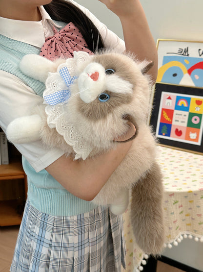 Simulation Ragdoll Cat Plush Toy
