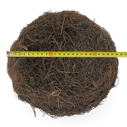 Simulation Rattan Bird Nest with Decorative Eggs