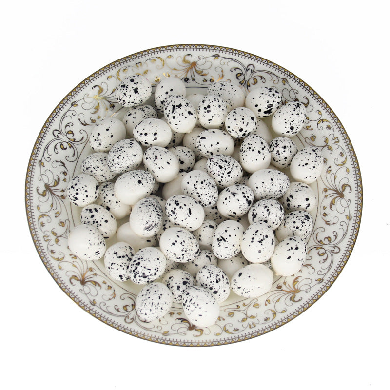 Simulation Rattan Bird Nest with Decorative Eggs