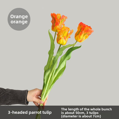 Simulation Tulip Bouquet Artificial Flowers