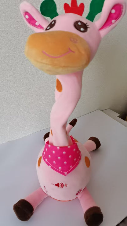 Singing Dancing Talking Giraffe Plush Toy