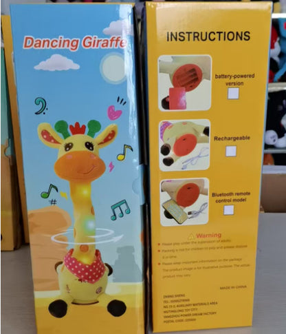 Singing Dancing Talking Giraffe Plush Toy