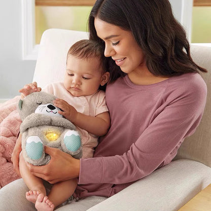 Singing Glowing Breathing Plush Toy with Moving Ears