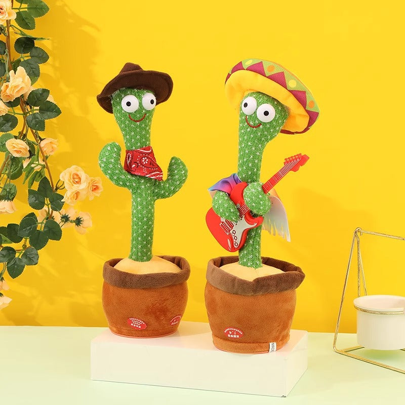 singing talking dancing cactus birthday gift plush toy