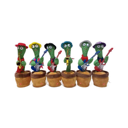 singing talking dancing cactus birthday gift plush toy