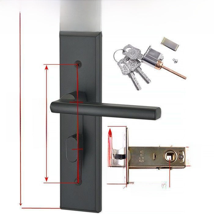 Single-bolt door lock