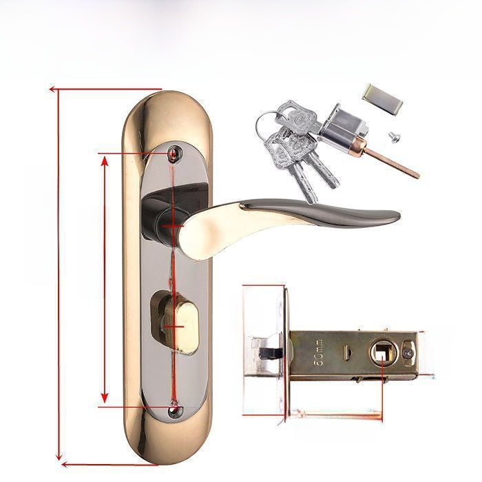 Single-bolt door lock