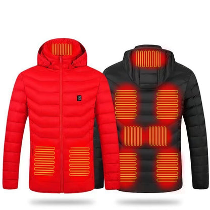 Single control, double control, four control electric heating cotton coat