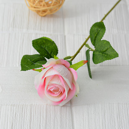 Single flannel artificial flower