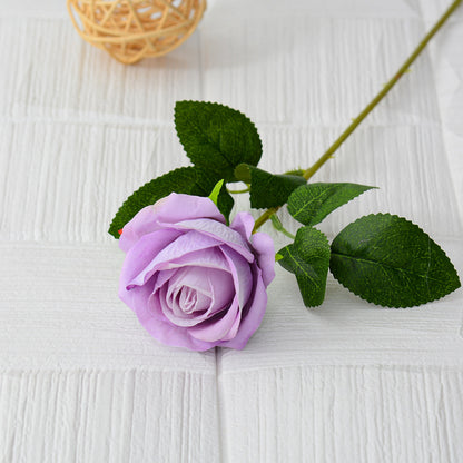 Single flannel artificial flower