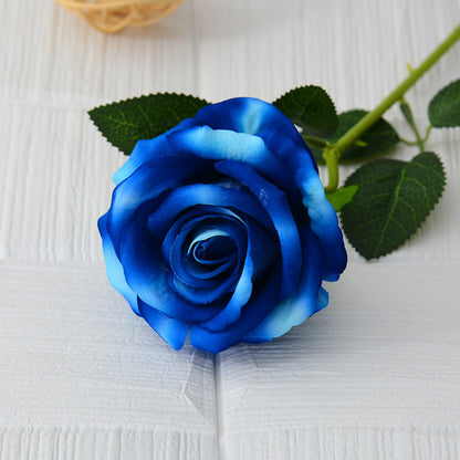 Single flannel artificial flower