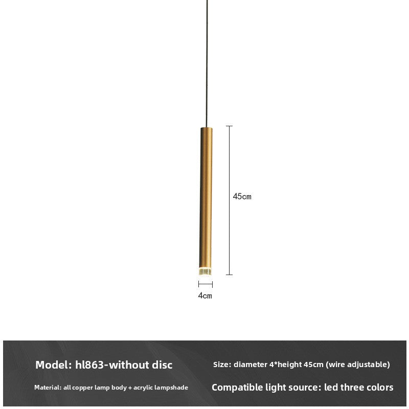 Single-head small chandelier