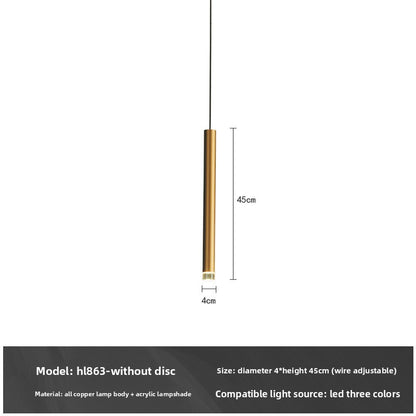 Single-head small chandelier