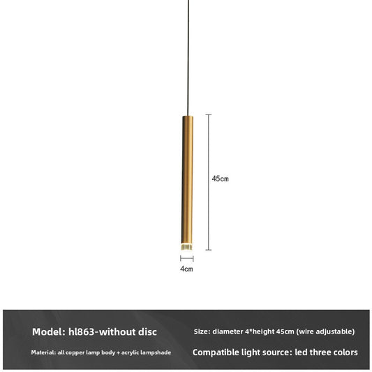 Single-head small chandelier