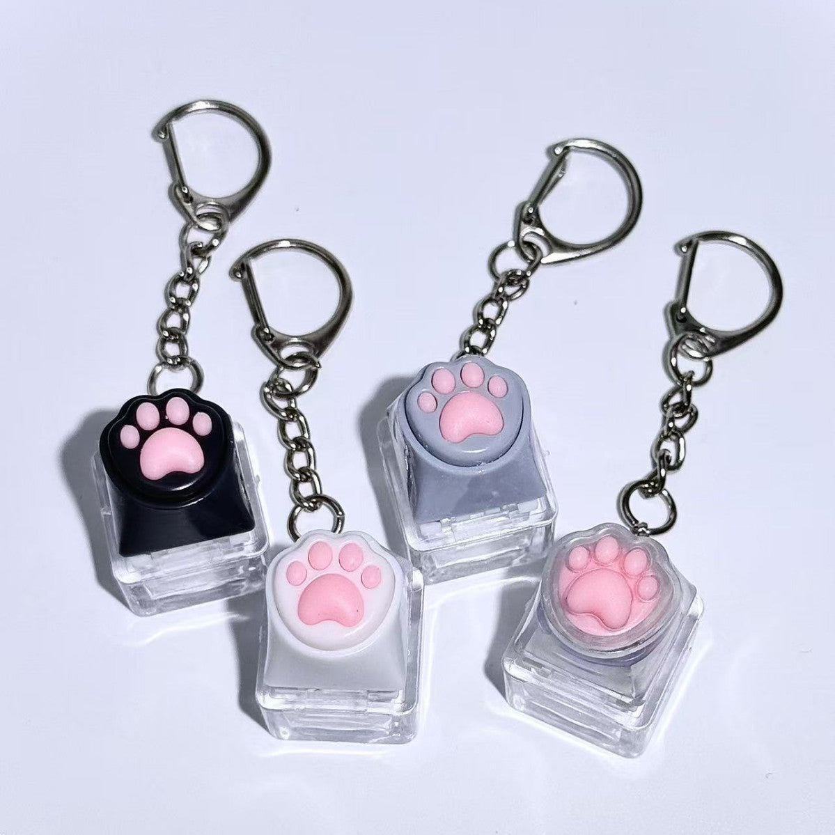 Single-key keycap keychain