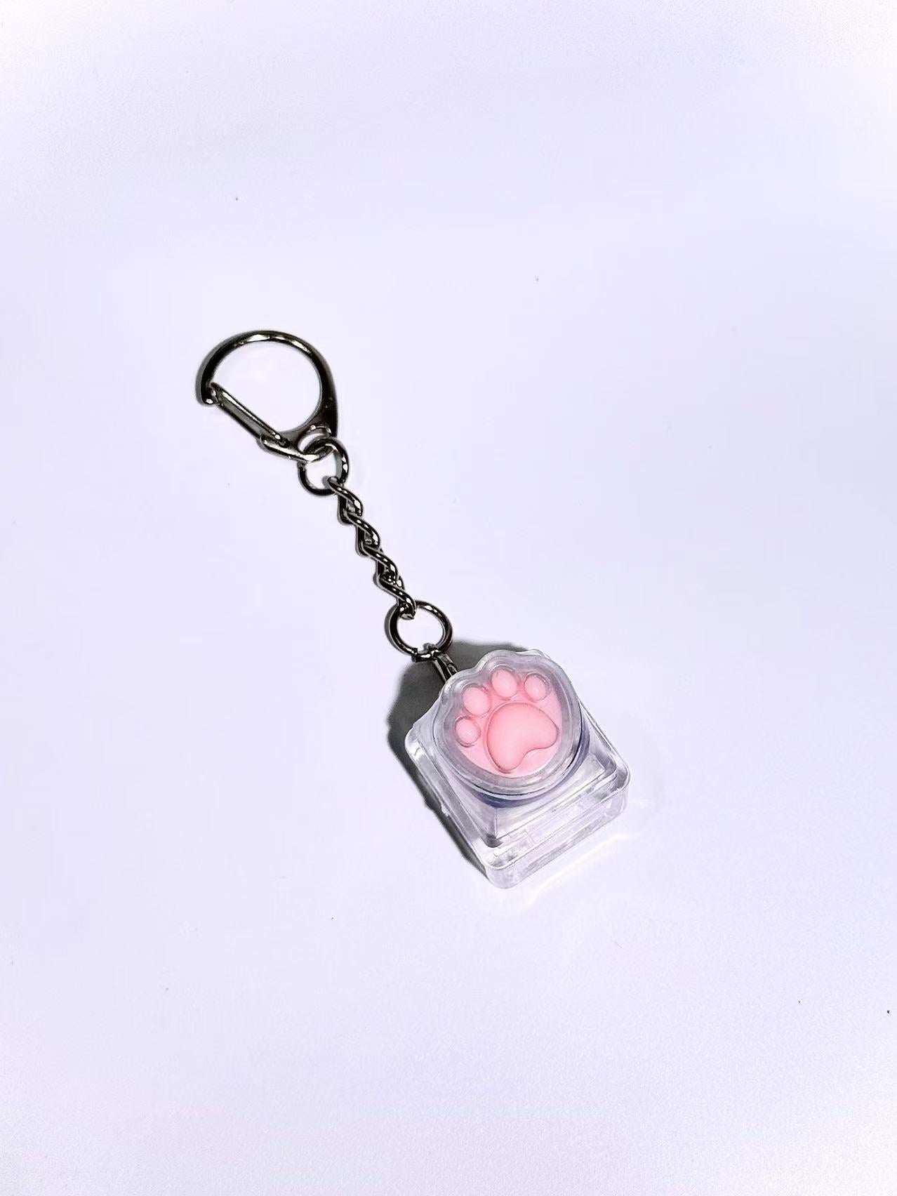 Single-key keycap keychain