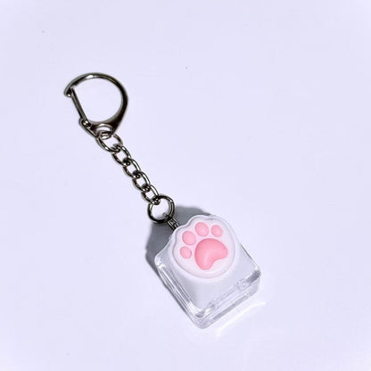 Single-key keycap keychain