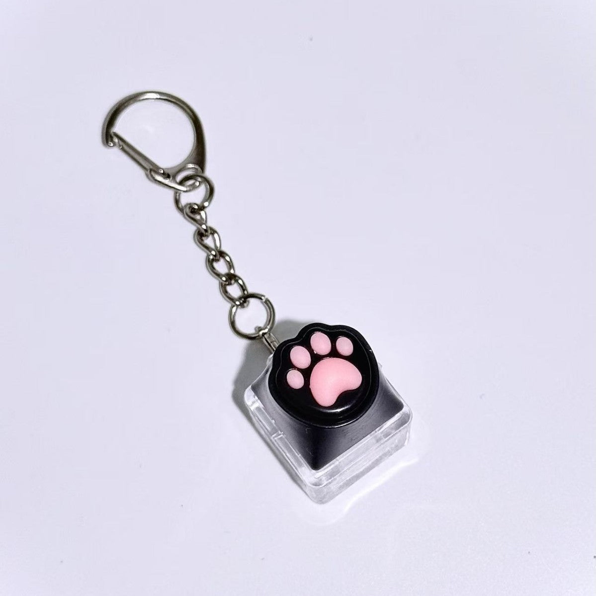 Single-key keycap keychain