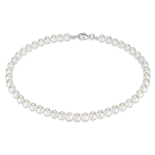 Single-layer men's pearl necklace