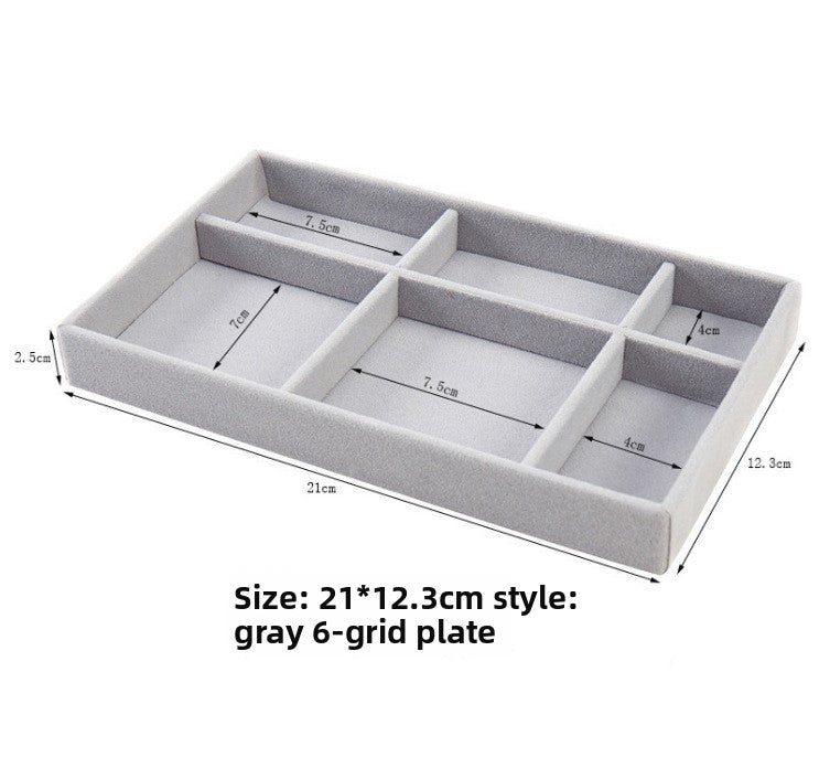 Single-layer velvet storage box