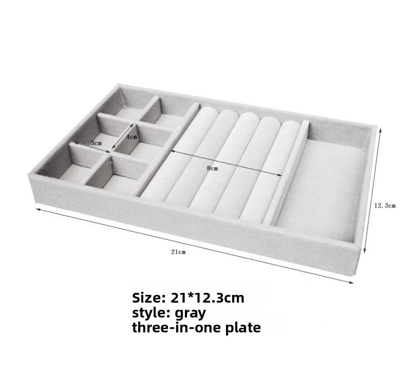 Single-layer velvet storage box
