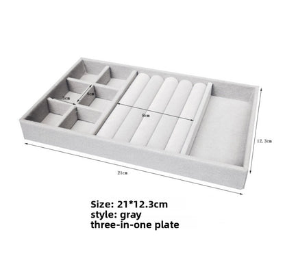 Single-layer velvet storage box