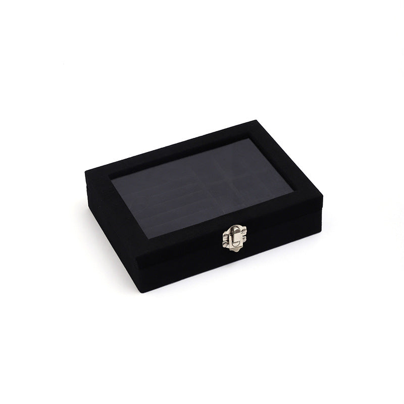 Single-layer velvet storage box