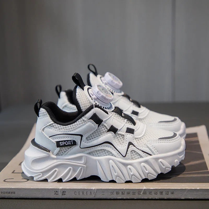 Single-mesh breathable children's shoes