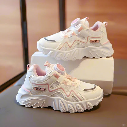 Single-mesh breathable children's shoes