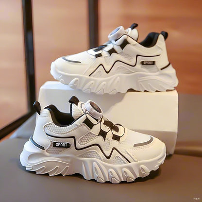 Single-mesh breathable children's shoes