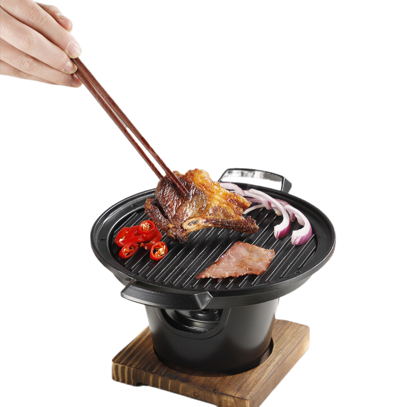 Single-person barbecue grill