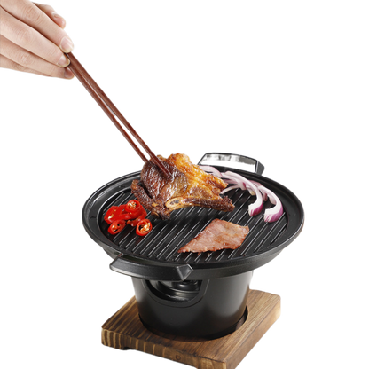 Single-person barbecue grill
