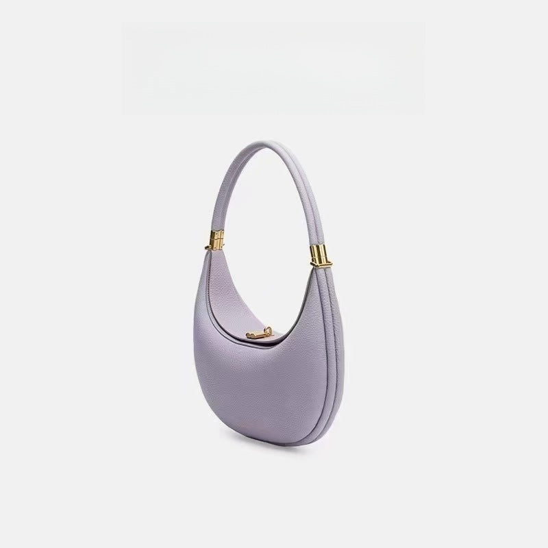 Single-shoulder armpit crescent-shaped bag