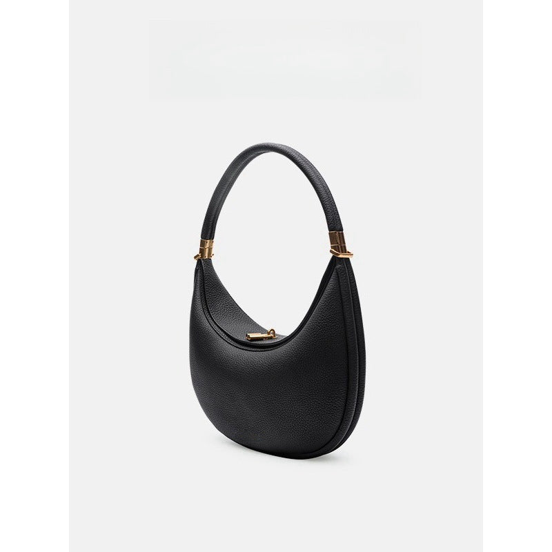 Single-shoulder armpit crescent-shaped bag