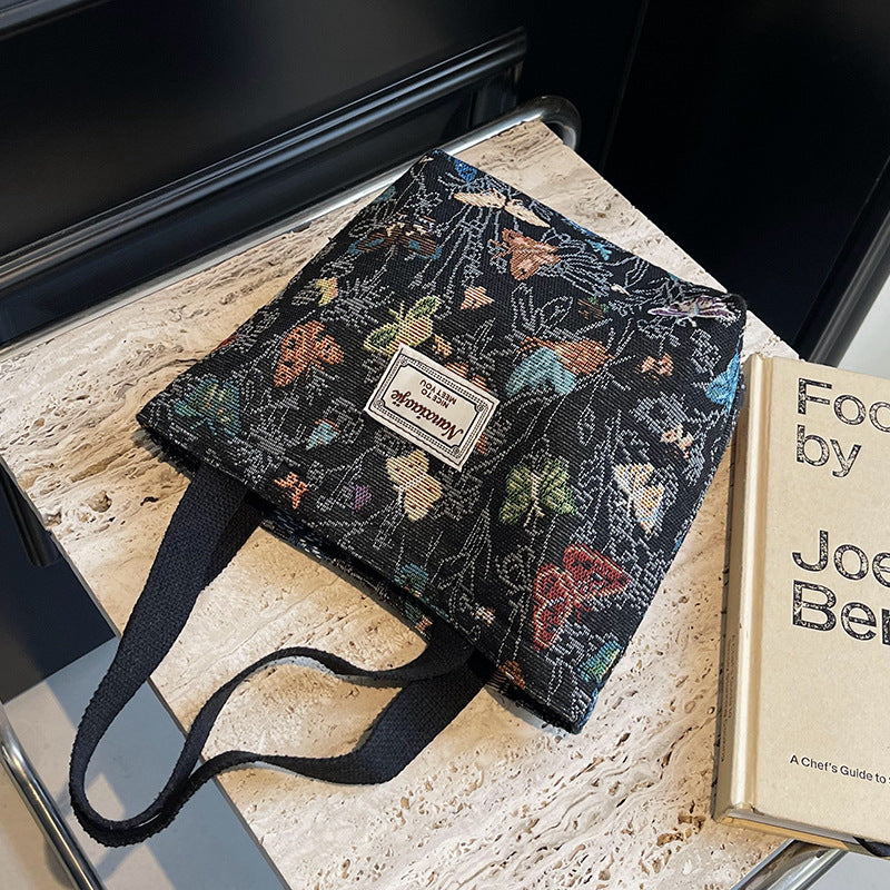 Single-shoulder canvas bag