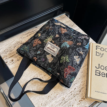 Single-shoulder canvas bag